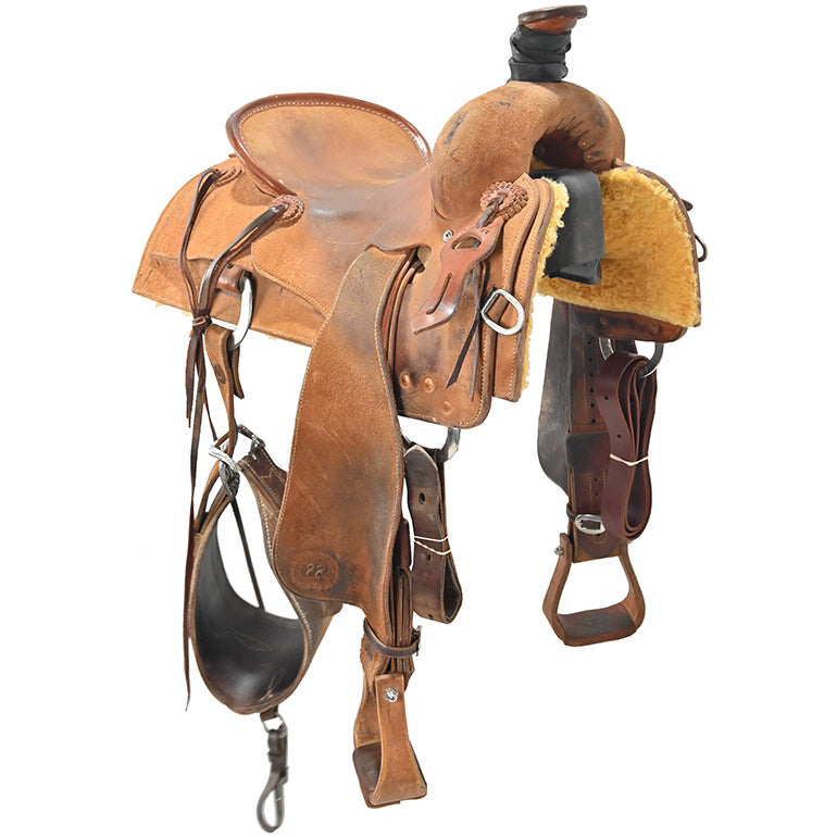 SOLD! Used 15.5" Cody Cansler Ranch Saddle