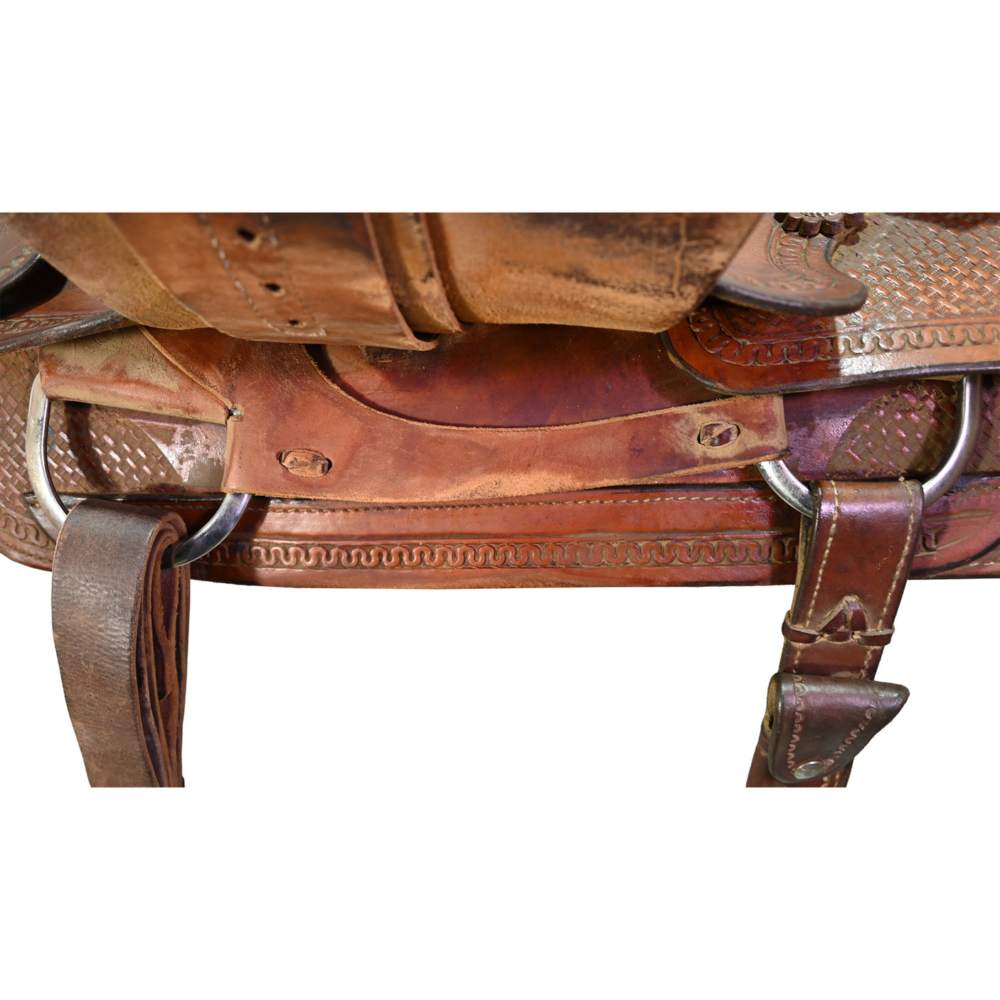 Used 15.5" Corriente Trophy Team Roping Saddle