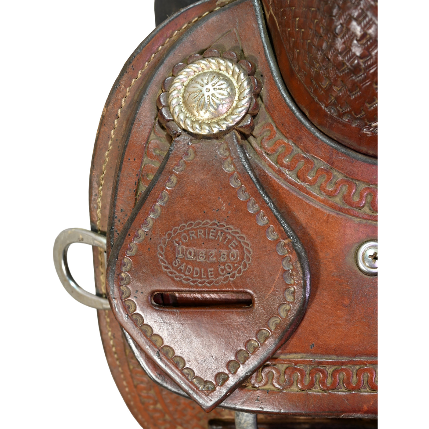 Used 15.5" Corriente Trophy Team Roping Saddle
