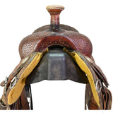 Used 15.5" Corriente Trophy Team Roping Saddle