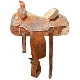 SOLD! Used 15.5" Cowboy Tuff Team Roping Saddle