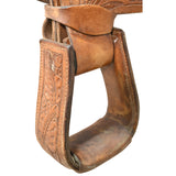 SOLD! Used 15.5" Cowboy Tuff Team Roping Saddle