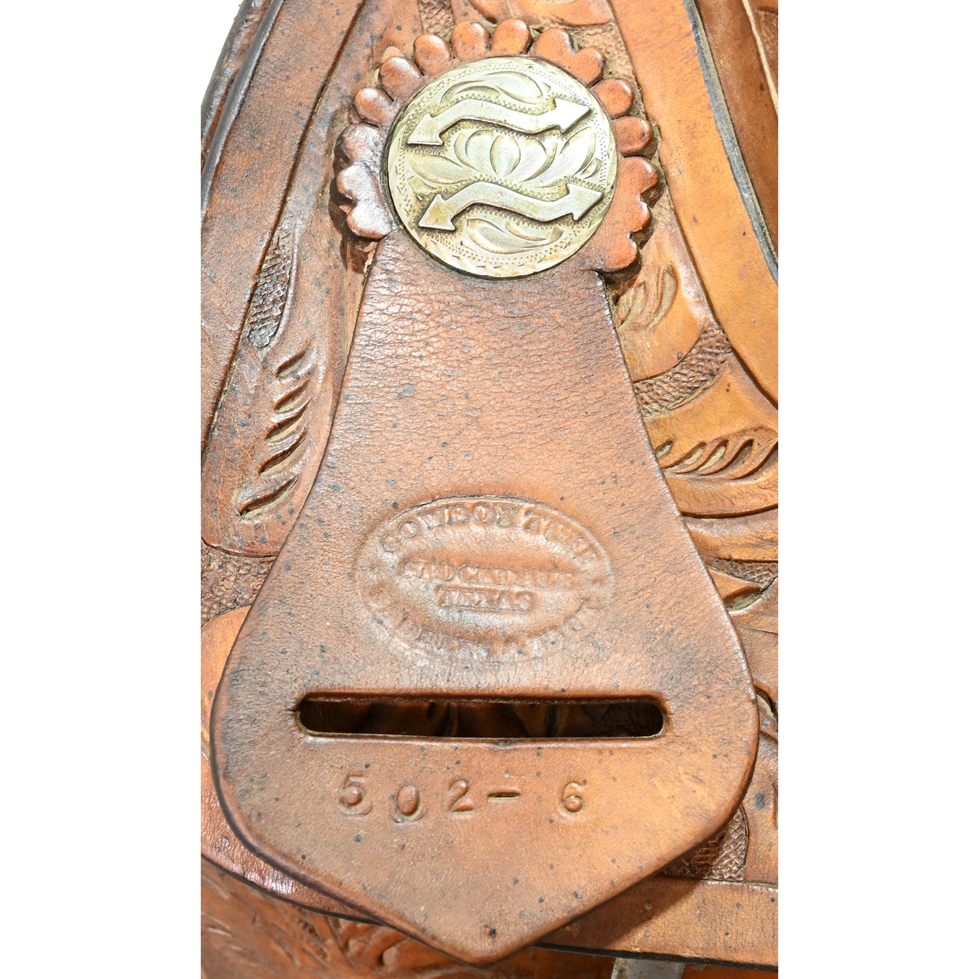 SOLD! Used 15.5" Cowboy Tuff Team Roping Saddle