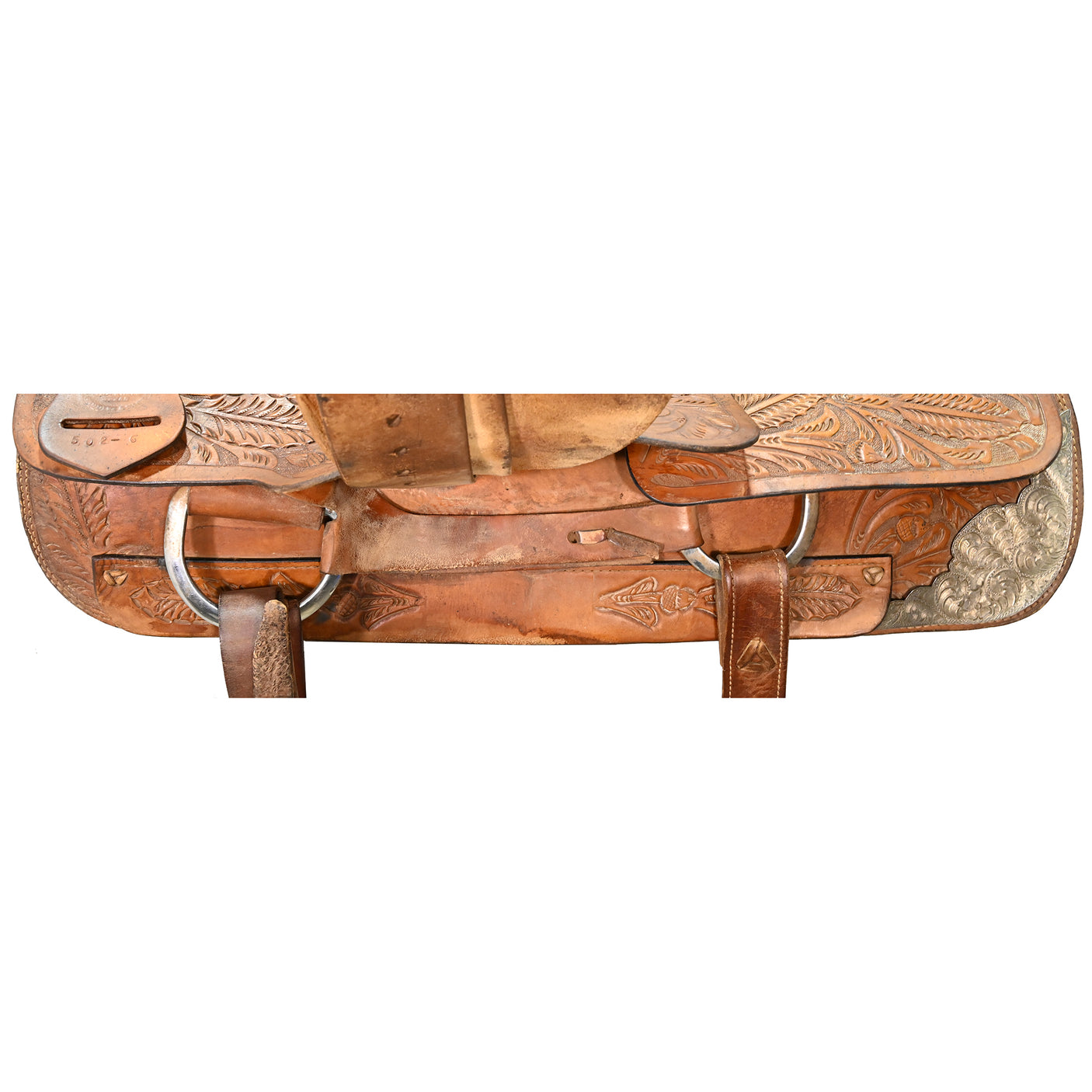 SOLD! Used 15.5" Cowboy Tuff Team Roping Saddle