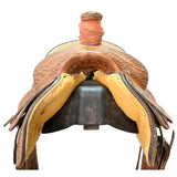 SOLD! Used 15.5" Cowboy Tuff Team Roping Saddle
