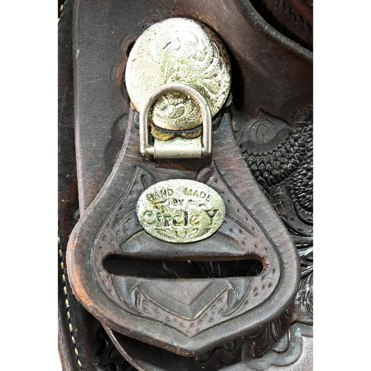 SOLD! Used 15.5" Circle Y Team Roping Saddle