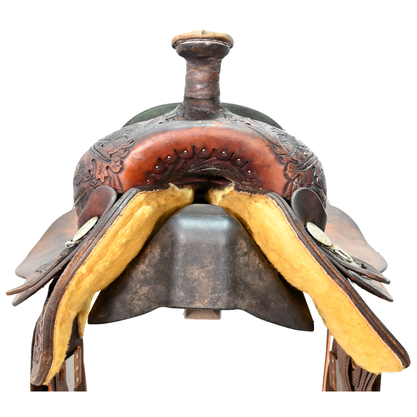 SOLD! Used 15.5" Circle Y Team Roping Saddle