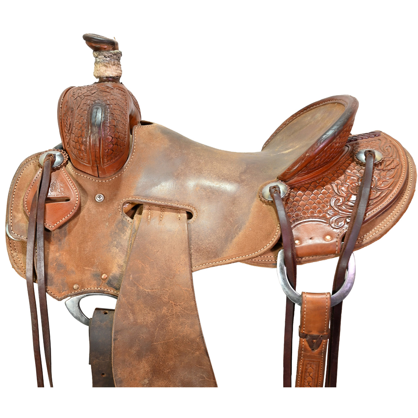 Used 15" HF&C Panhandle Series Ranch Saddle
