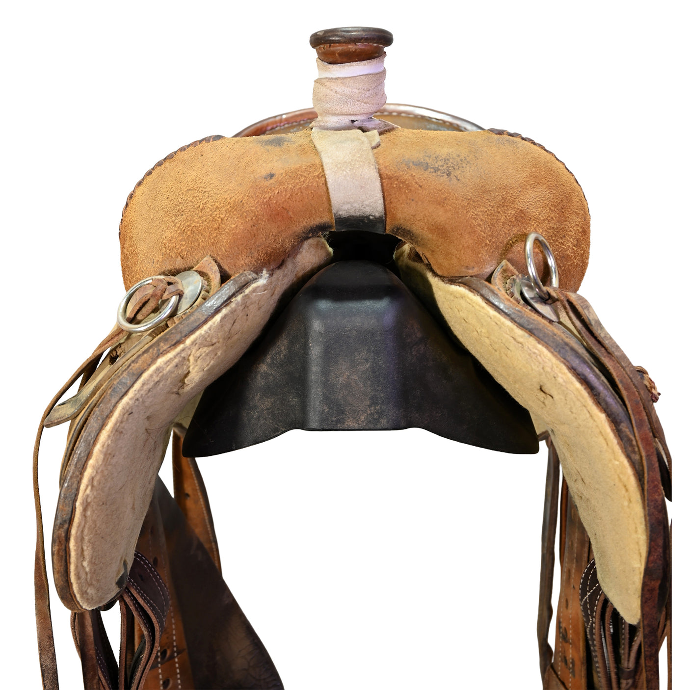 Used 15.5" Luke Lane Ranch Roping Saddle