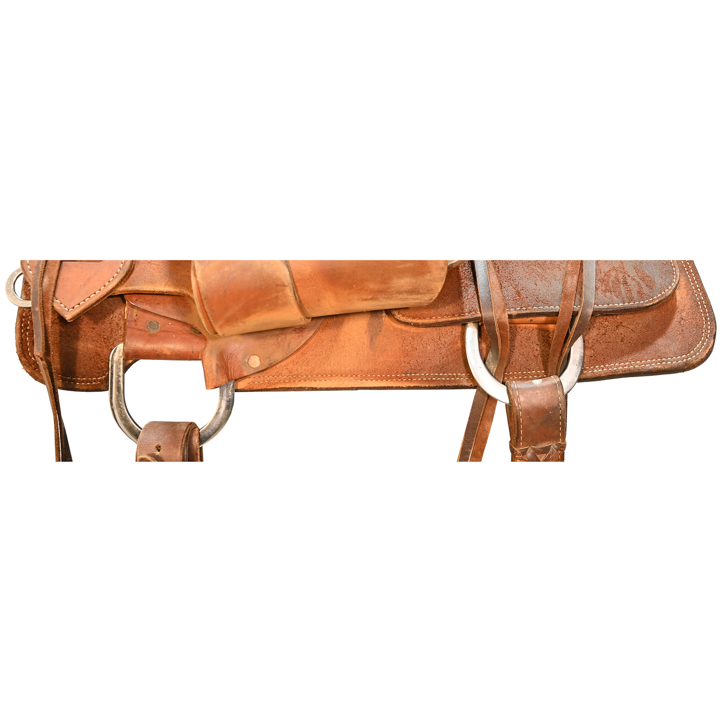 SOLD! Used 15.5" Luke Lane Ranch Roping Saddle