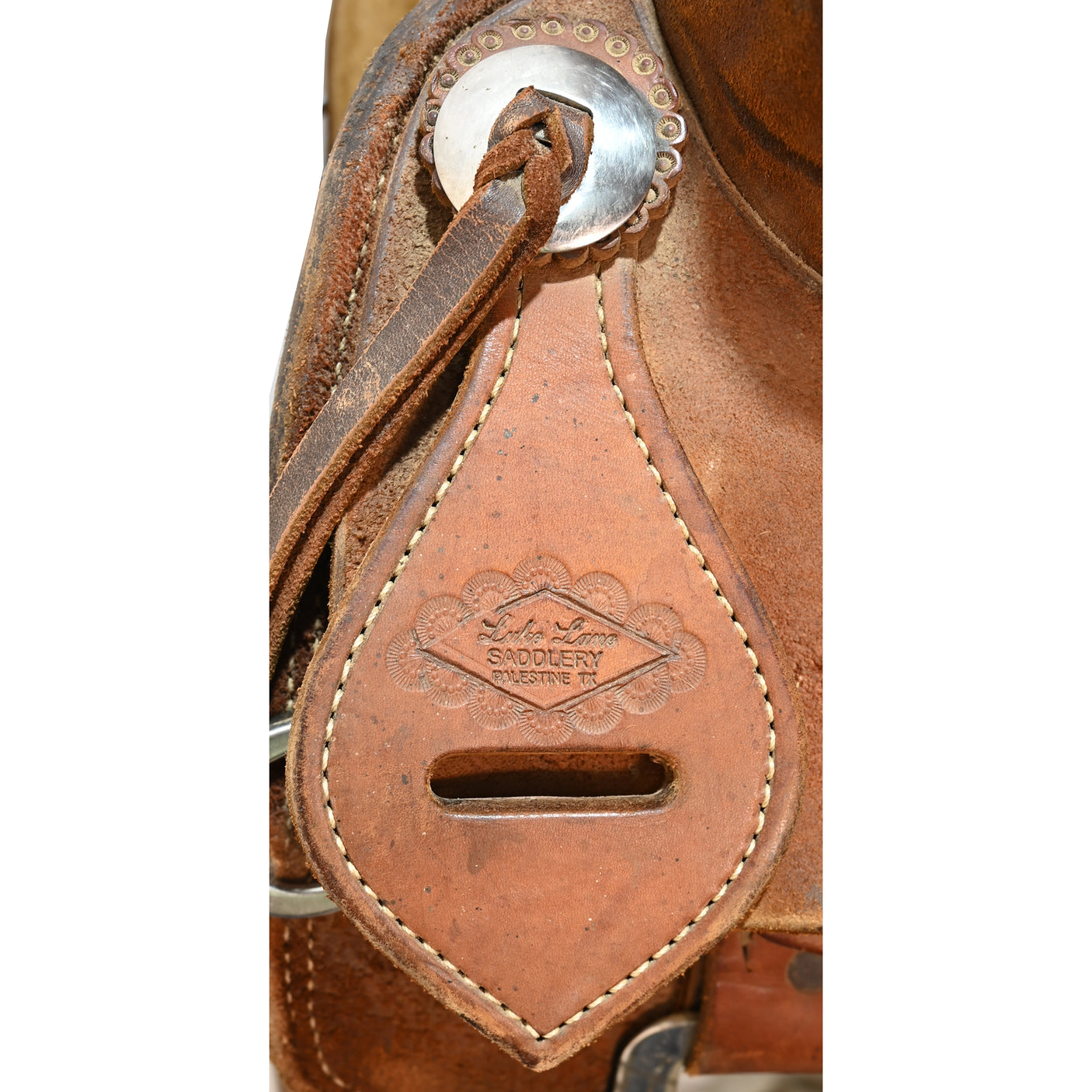 SOLD! Used 15.5" Luke Lane Ranch Roping Saddle