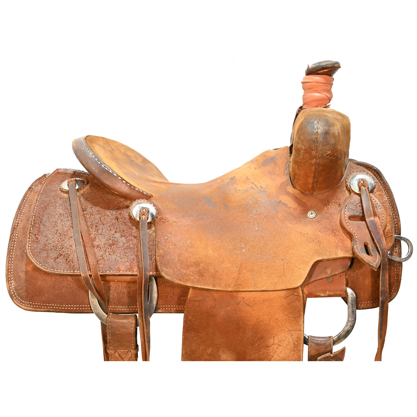 SOLD! Used 15.5" Luke Lane Ranch Roping Saddle