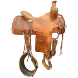 SOLD! Used 15.5" Luke Lane Ranch Roping Saddle