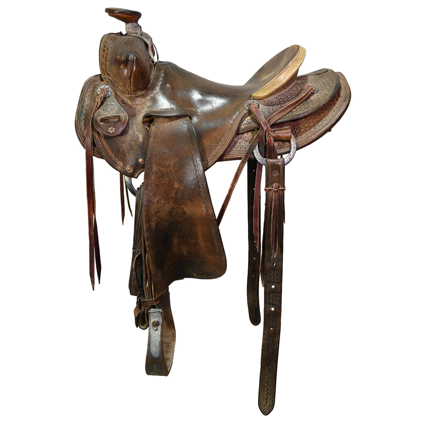 Used 15.5" Matt Bruton Ranch Saddle