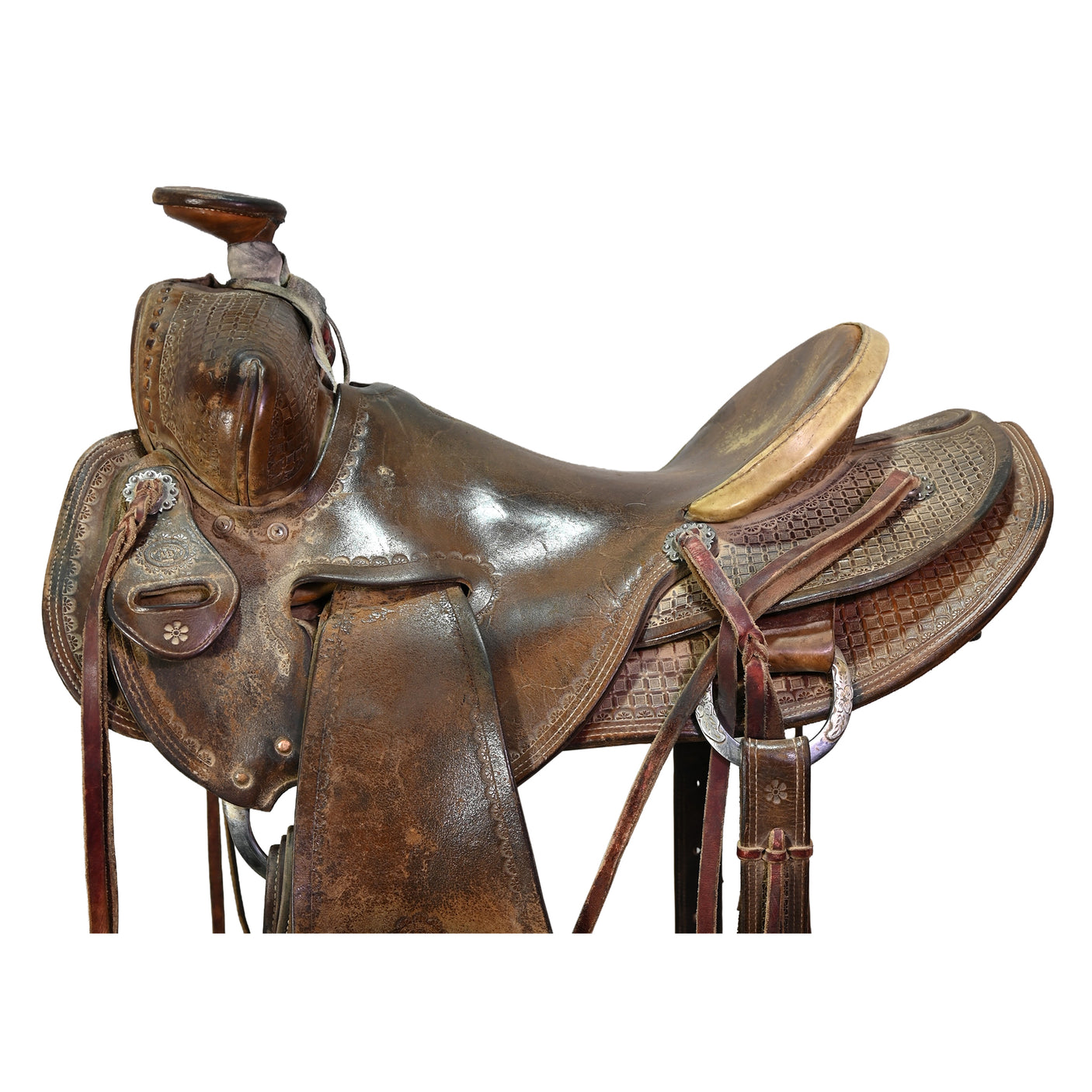 Used 15.5" Matt Bruton Ranch Saddle
