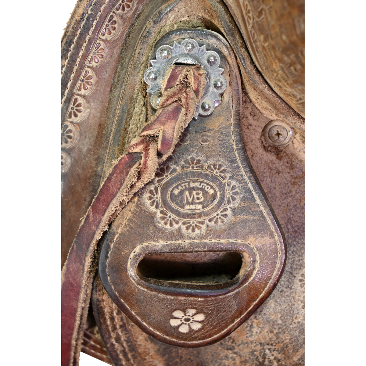 Used 15.5" Matt Bruton Ranch Saddle