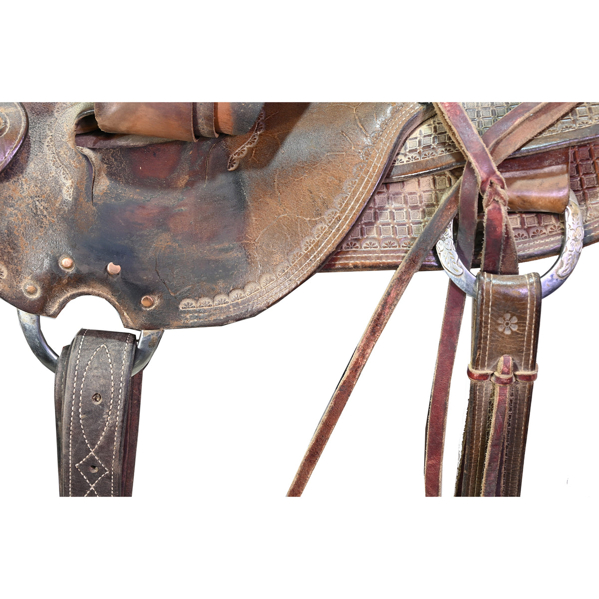 Used 15.5" Matt Bruton Ranch Saddle