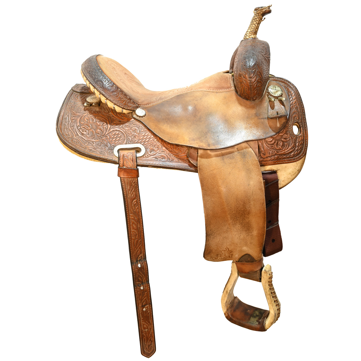 Used 15.5" Martha Josey Barrel Racing Saddle