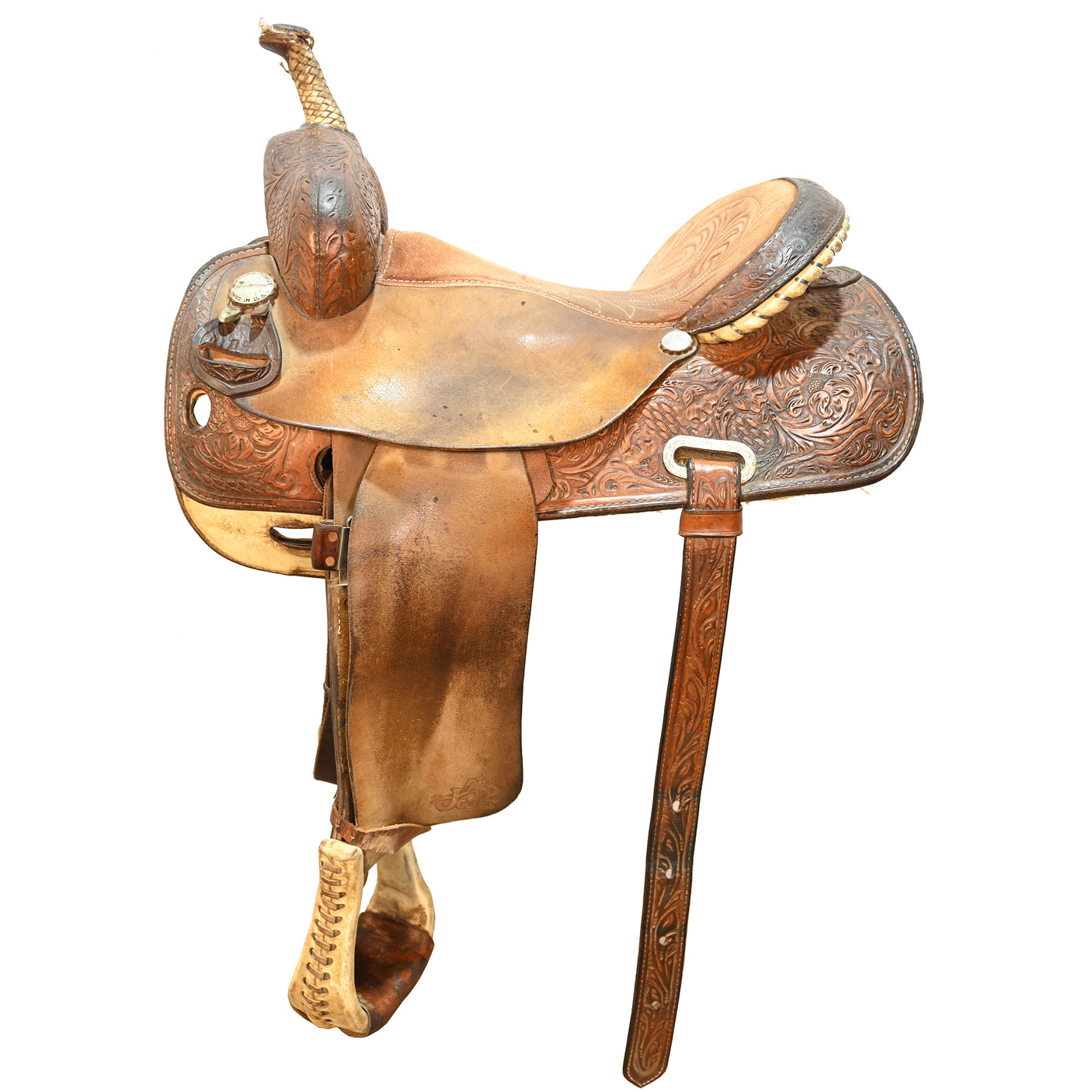 Used 15.5" Martha Josey Barrel Racing Saddle