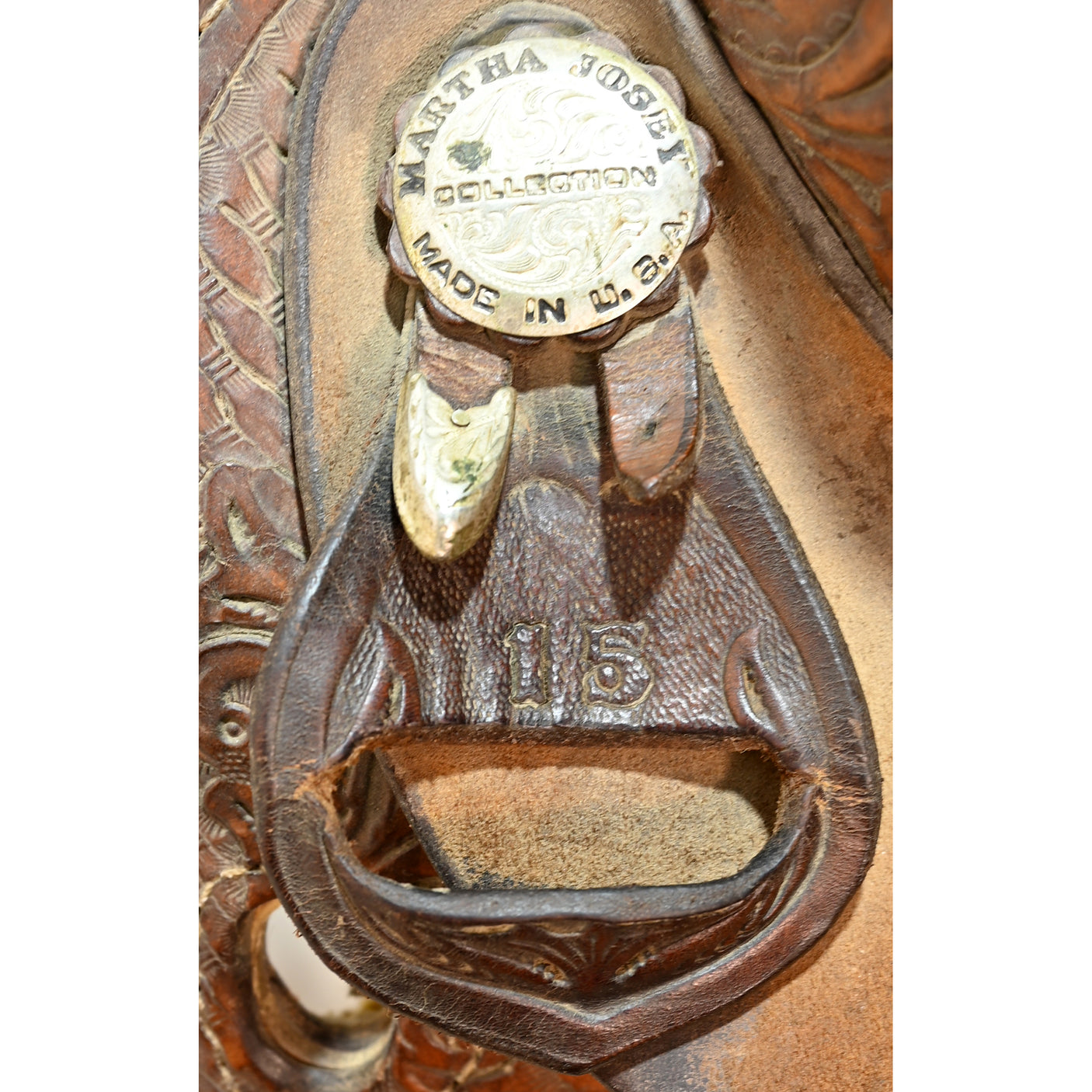 Used 15.5" Martha Josey Barrel Racing Saddle