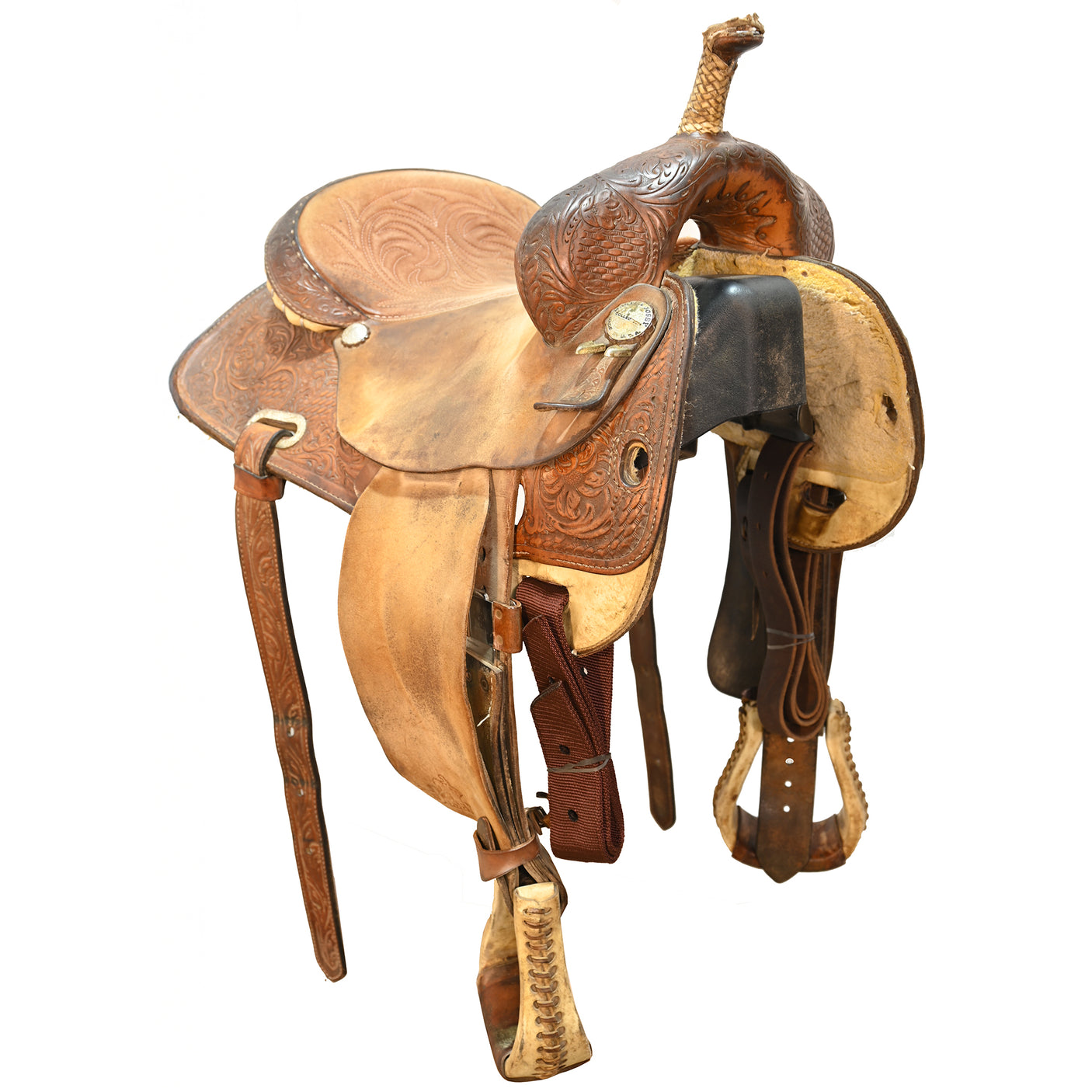 Used 15.5" Martha Josey Barrel Racing Saddle