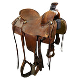 Used 15.5" Mike Terry Ranch Roping Saddle