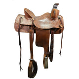 Used 15.5" Mike Terry Ranch Roping Saddle