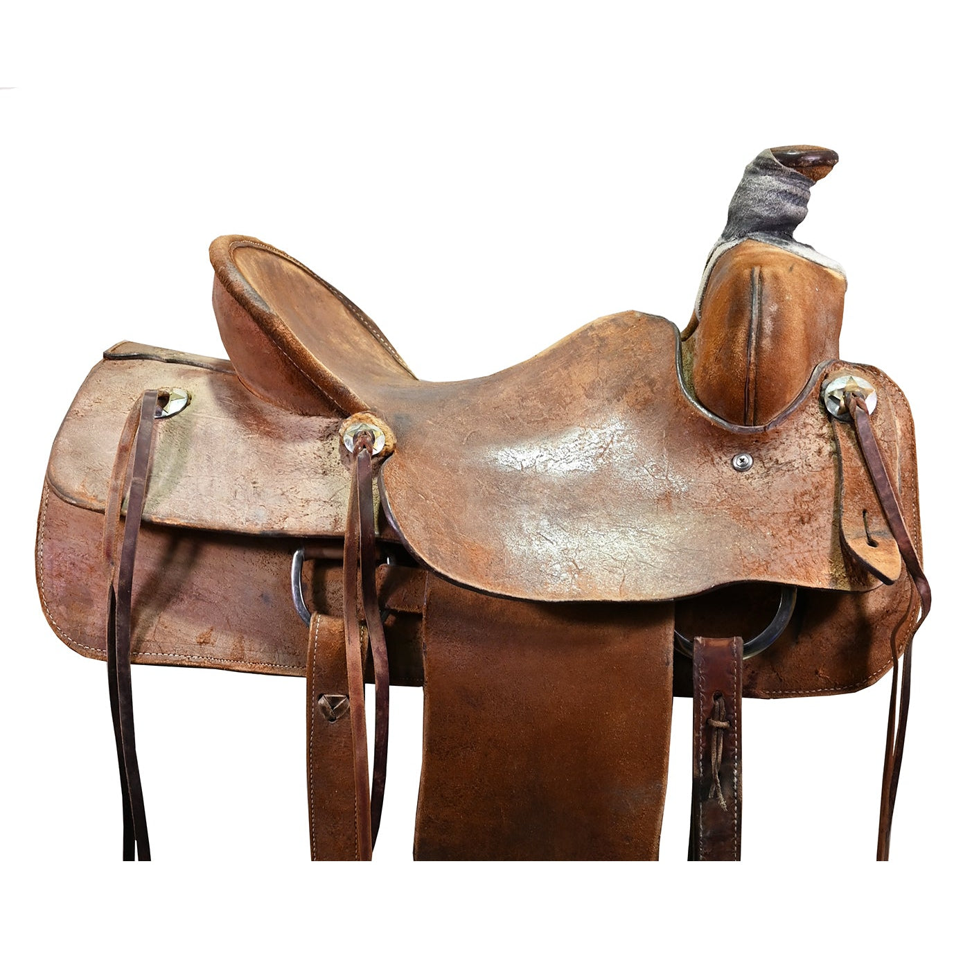 Used 15.5" Mike Terry Ranch Roping Saddle