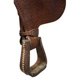Used 15.5" NRS Pro Team Roping Saddle