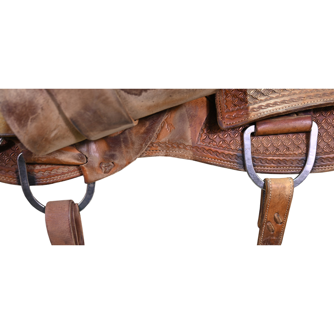Used 15.5" NRS Pro Team Roping Saddle