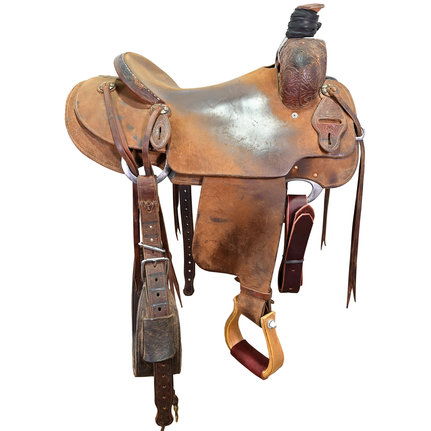 Used 15.5" Cactus Working Cowhorse Saddle