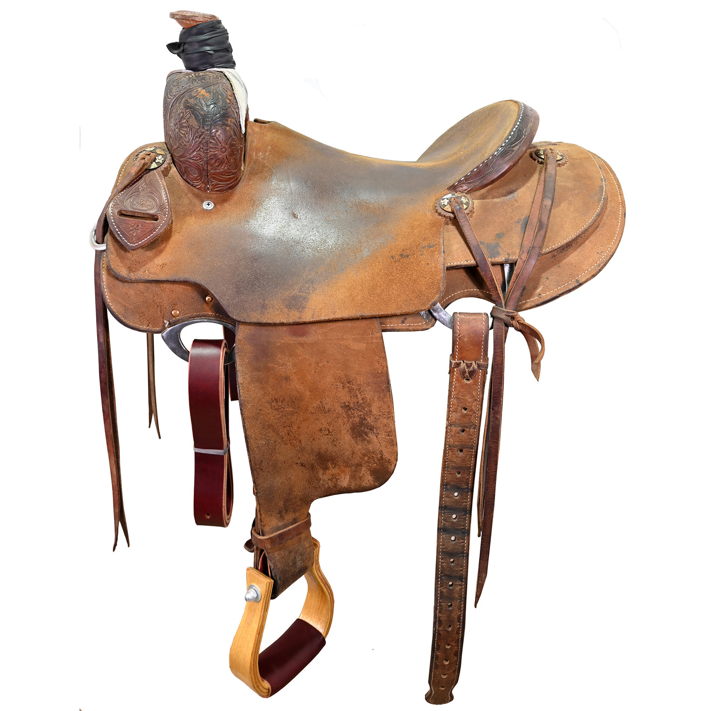 Used 15.5" Cactus Working Cowhorse Saddle