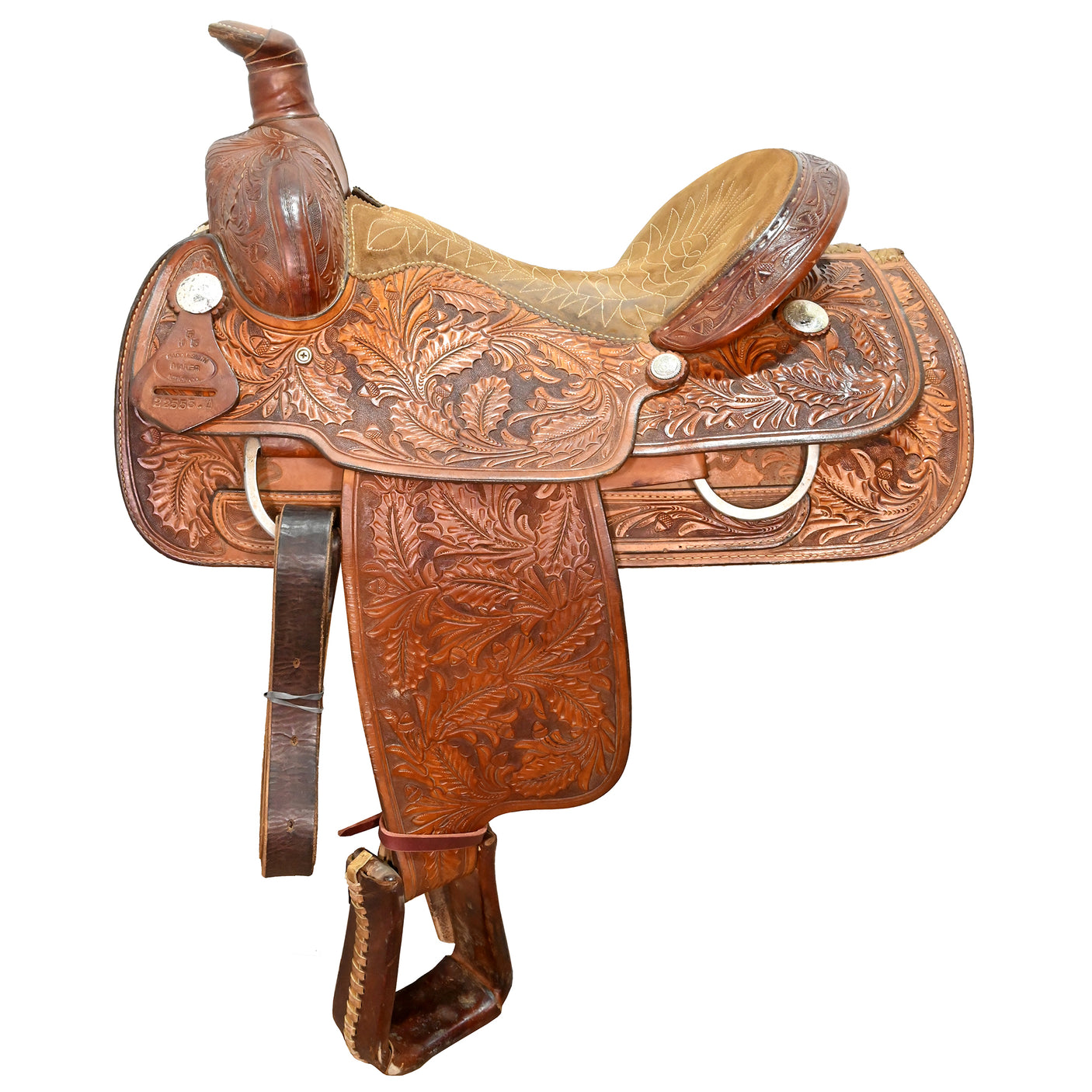 SOLD! Used 15.5" Saddlesmith Team Roping Saddle