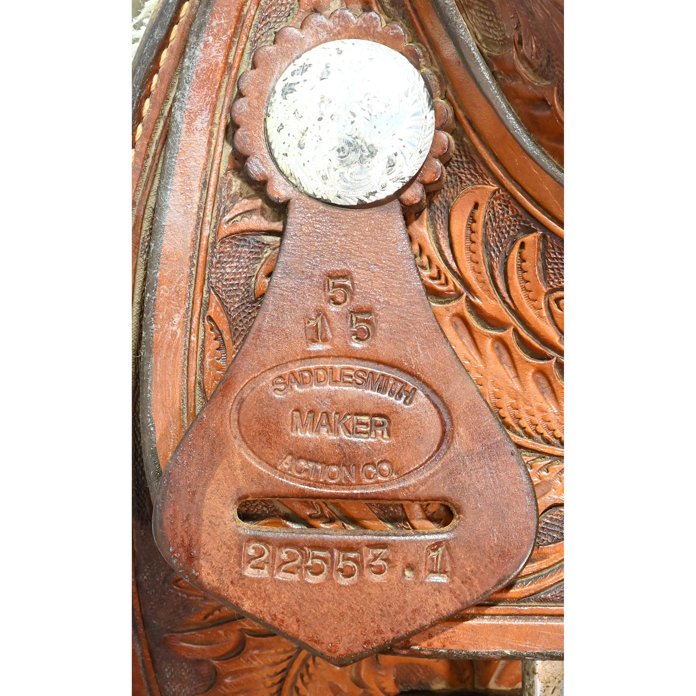 SOLD! Used 15.5" Saddlesmith Team Roping Saddle
