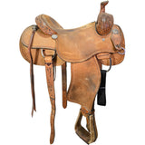 Used 15.5" Truth Qualifier Team Roping Saddle