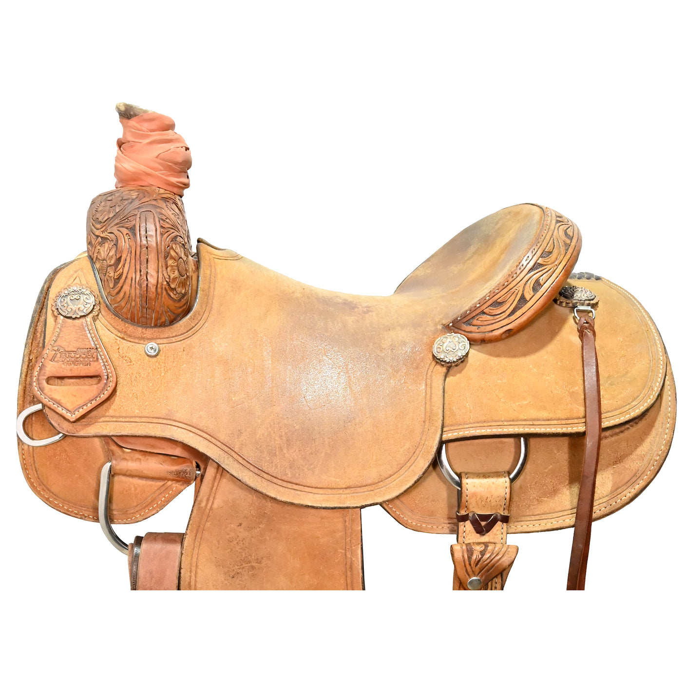 SOLD! Used 15.5" Truth Qualifier Team Roping Saddle
