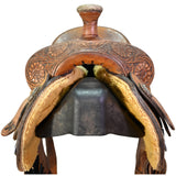 Used 15.5" Truth Qualifier Team Roping Saddle