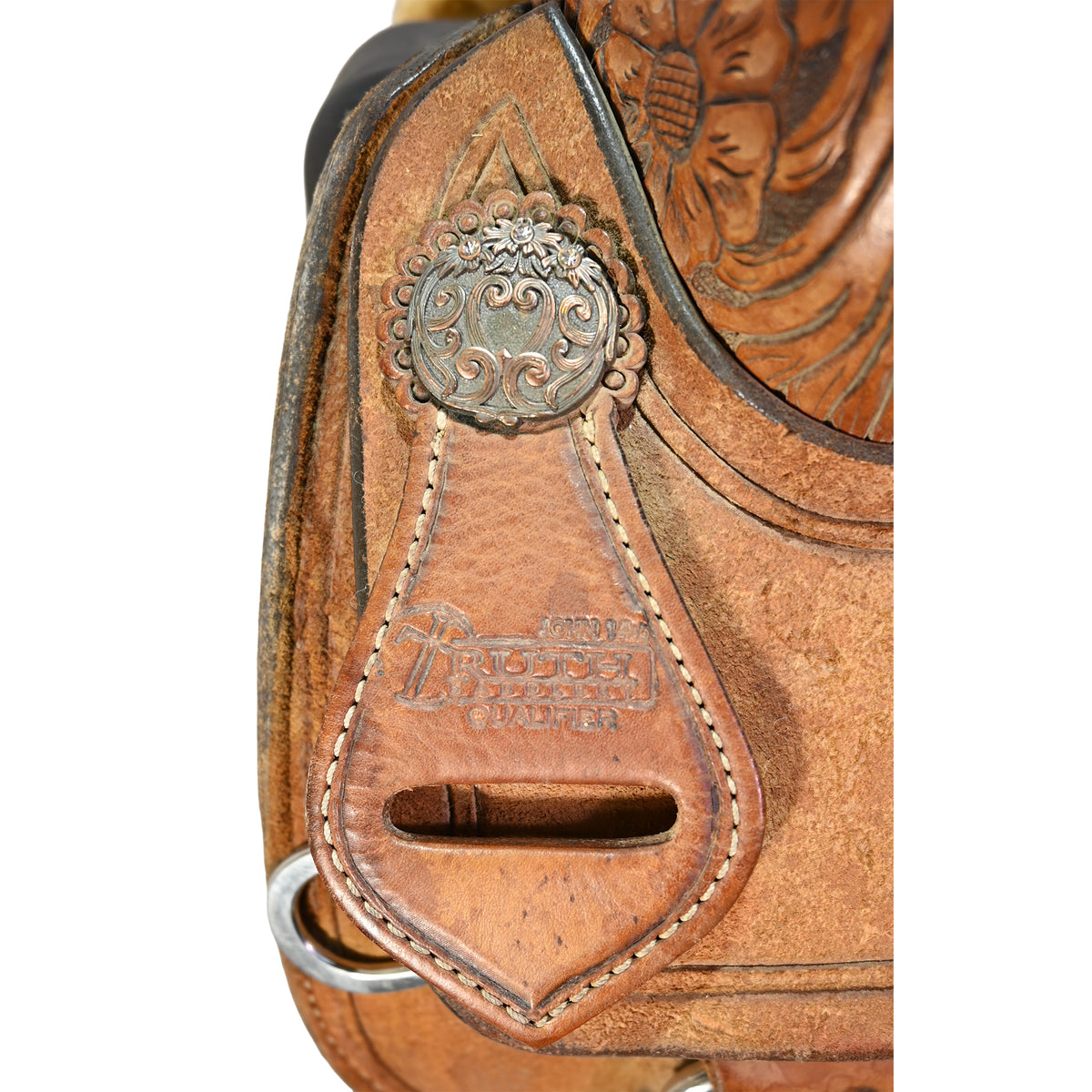 Used 15.5" Truth Qualifier Team Roping Saddle