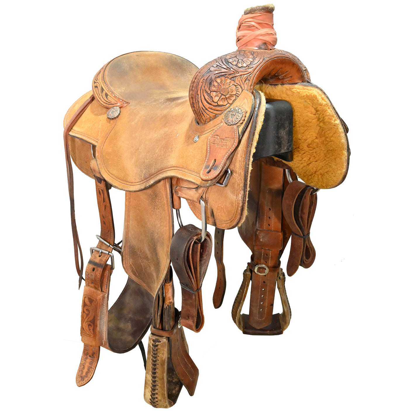 SOLD! Used 15.5" Truth Qualifier Team Roping Saddle