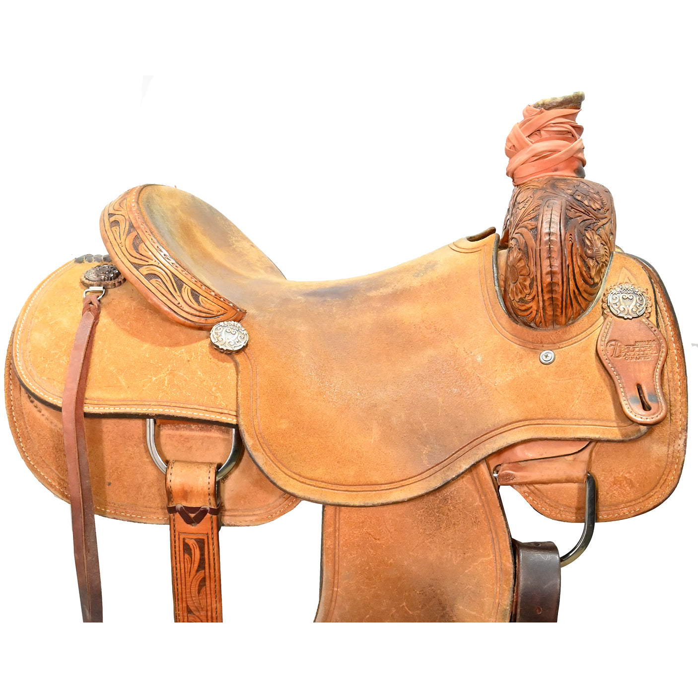 SOLD! Used 15.5" Truth Qualifier Team Roping Saddle