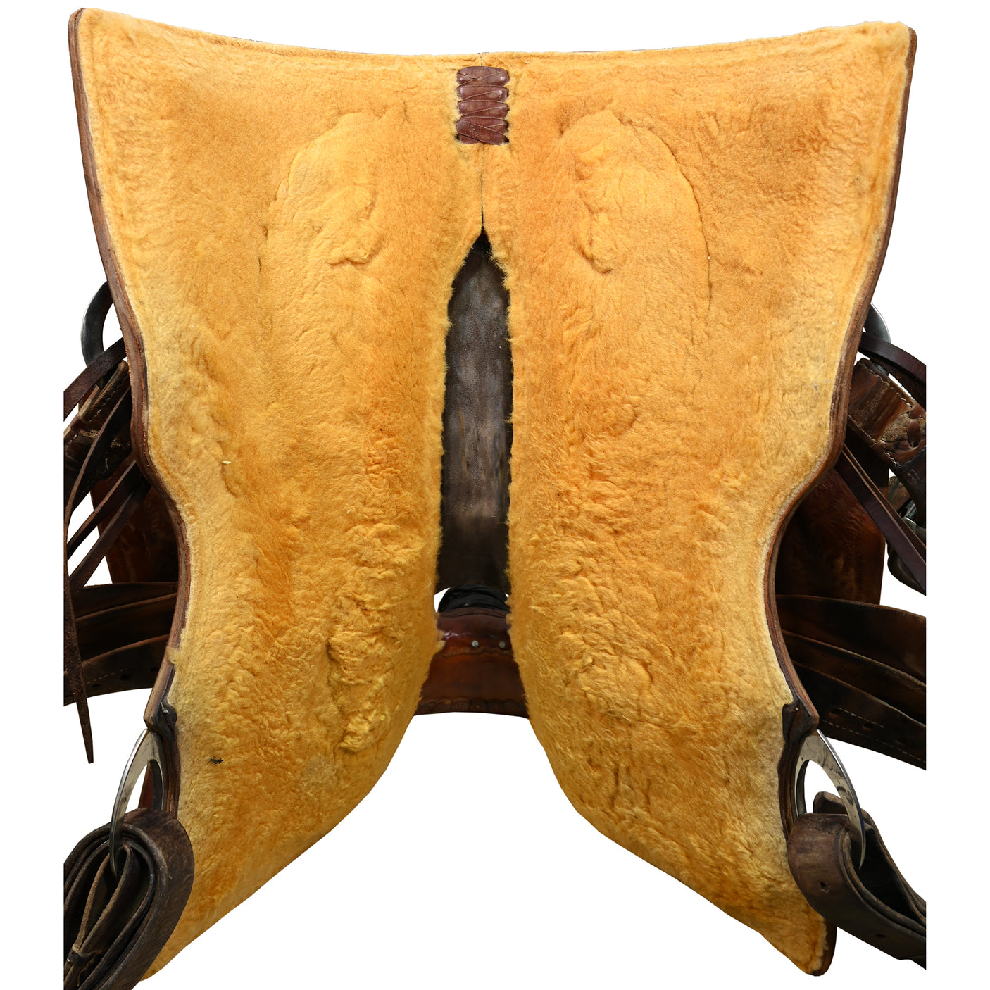 Used 15.25" Tad Sanders Ranch Roping Saddle
