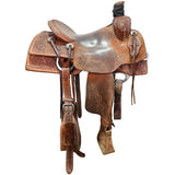 Used 15.25" Tad Sanders Ranch Roping Saddle
