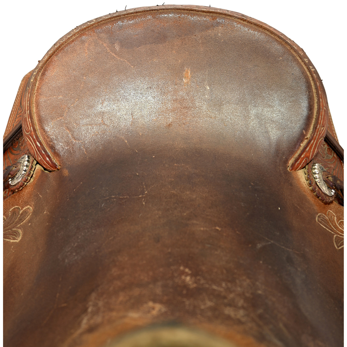 Used 15.25" Tad Sanders Ranch Roping Saddle