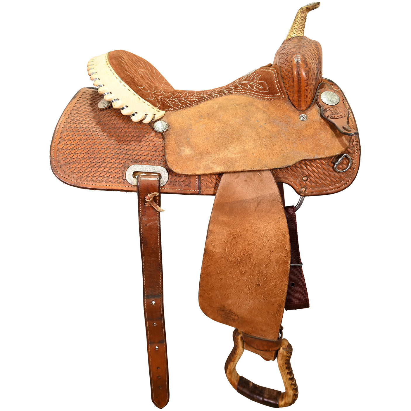 SOLD! Used 15" Billy Cook Barrel Racing Saddle