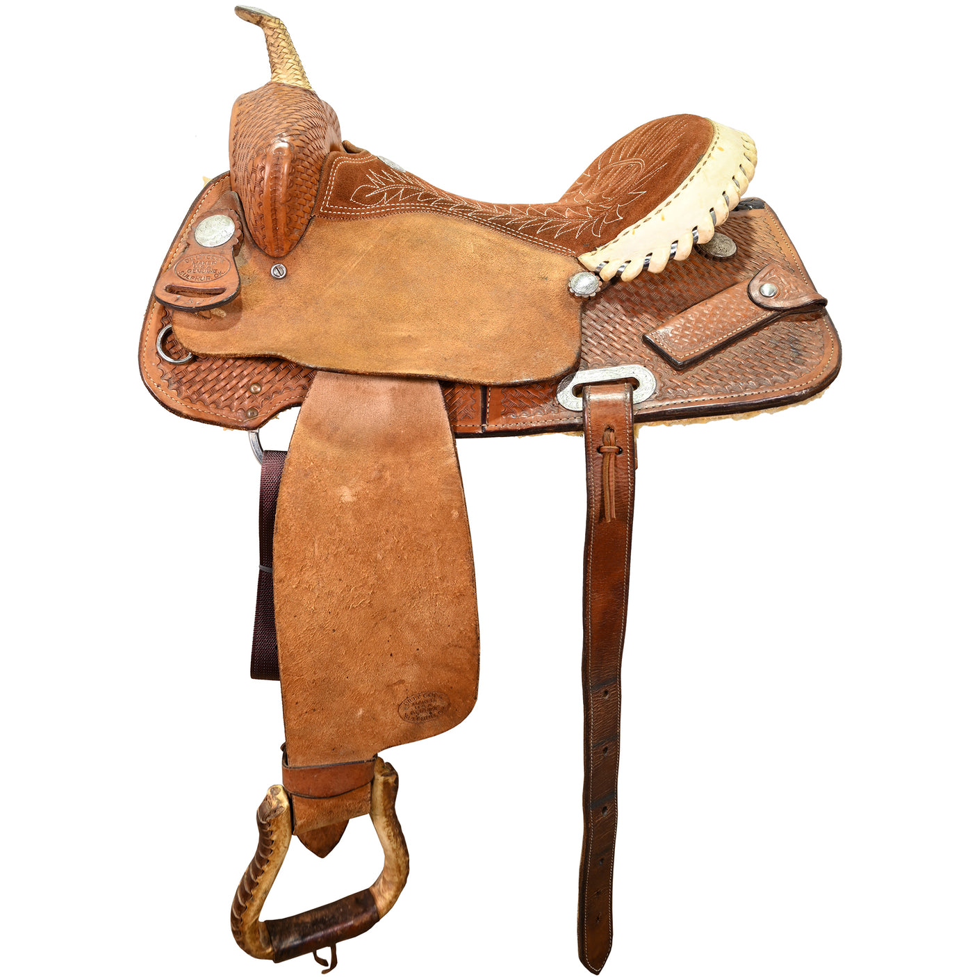 SOLD! Used 15" Billy Cook Barrel Racing Saddle