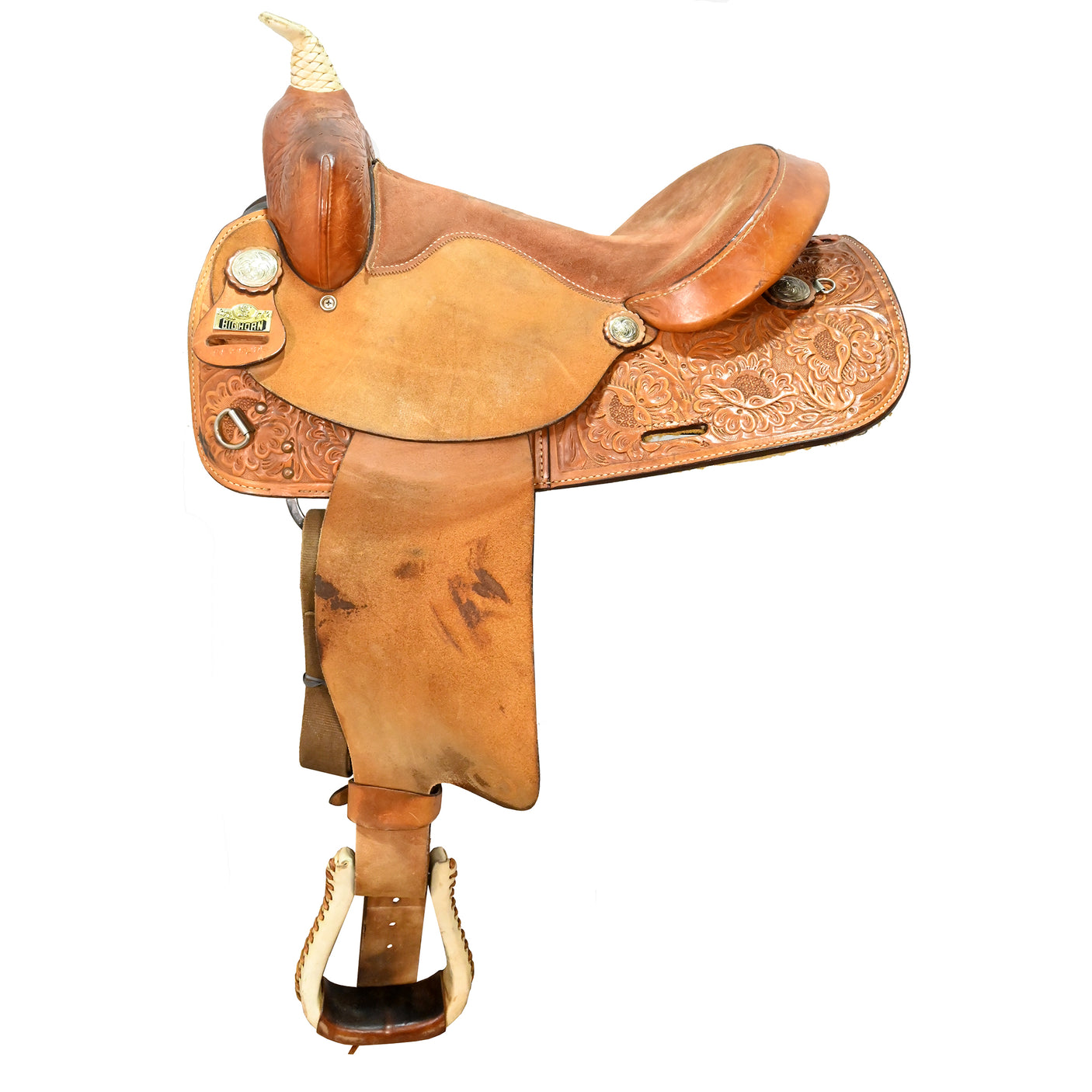 SOLD! Used 15" Big Horn Barrel Saddle