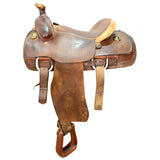 Used 15" Brad McClellan Roping Saddle