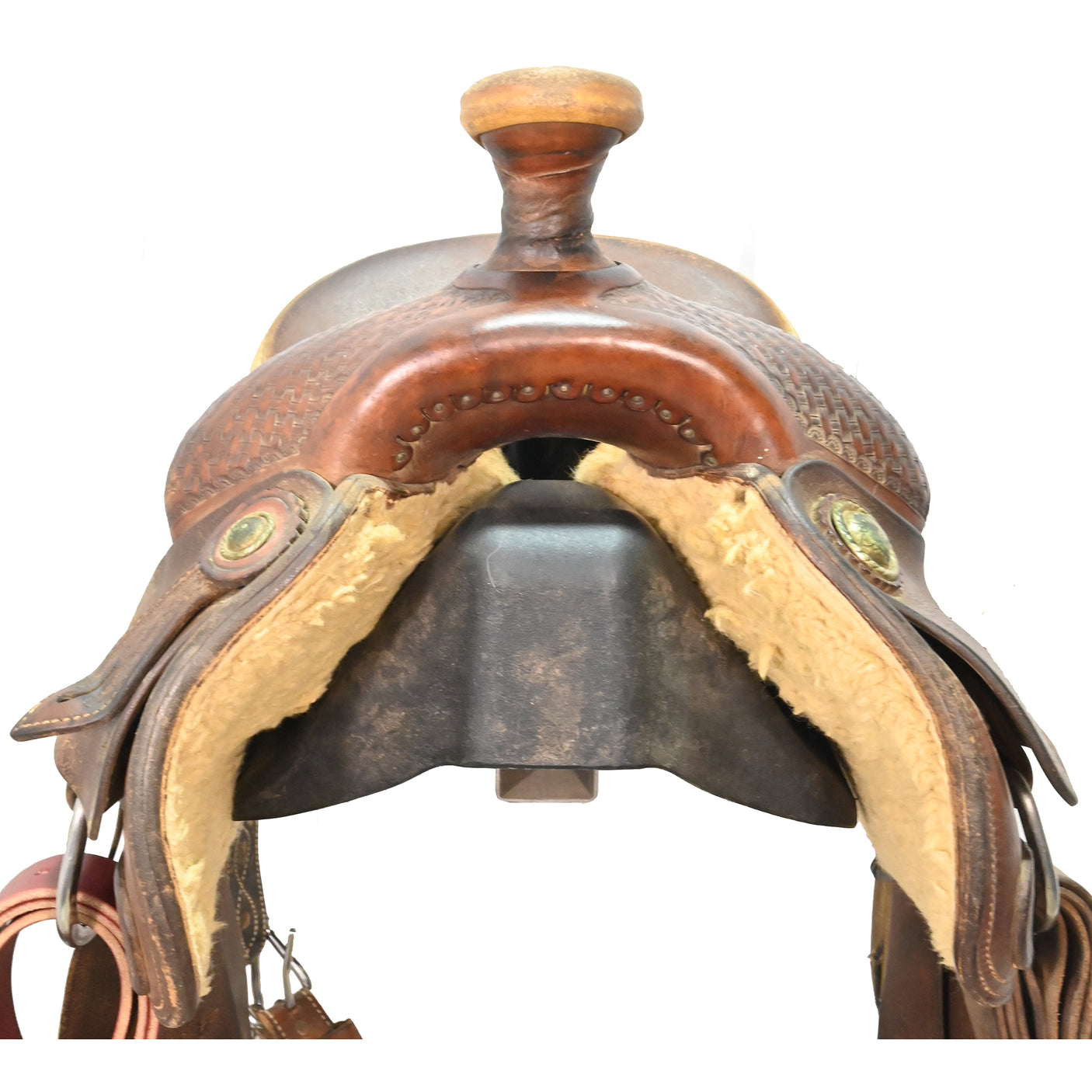 Used 15" Brad McClellan Roping Saddle