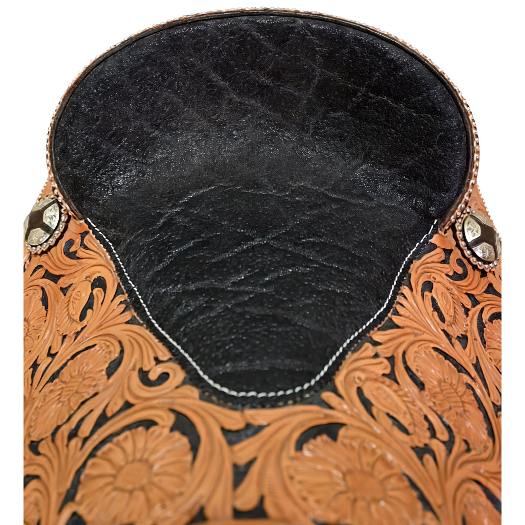 New! 15" Cactus Trophy Team Roping Saddle