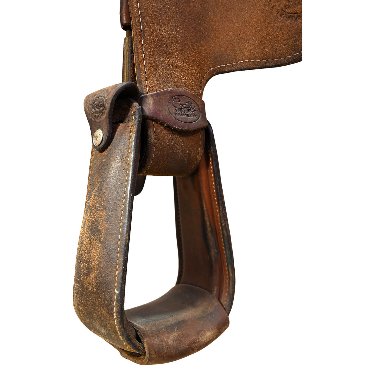 Used 15" Coats Team Roping Saddle